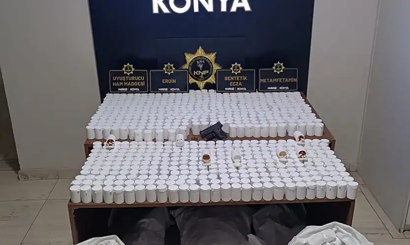 Konya sokaklarında büyük temizlik! 1 ayda 187 zehir taciri tutuklandı