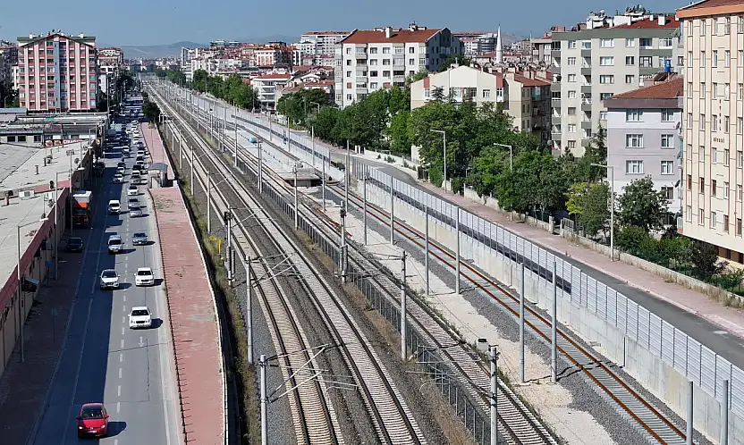 KONYARAY Banliyö Hattı'nda çevreci dönem: Tren gürültüsü için ses bariyerleri kuruluyor!