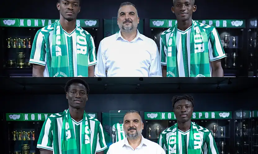 Konyaspor'dan dört imza! Afrikalılarla profesyonel sözleşme imzalandı