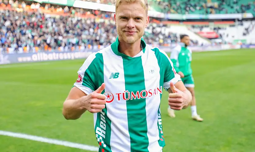 Konyaspor'dan sözleşmesini fesih ederek ayrılan Norveçli oyuncudan açıklama!