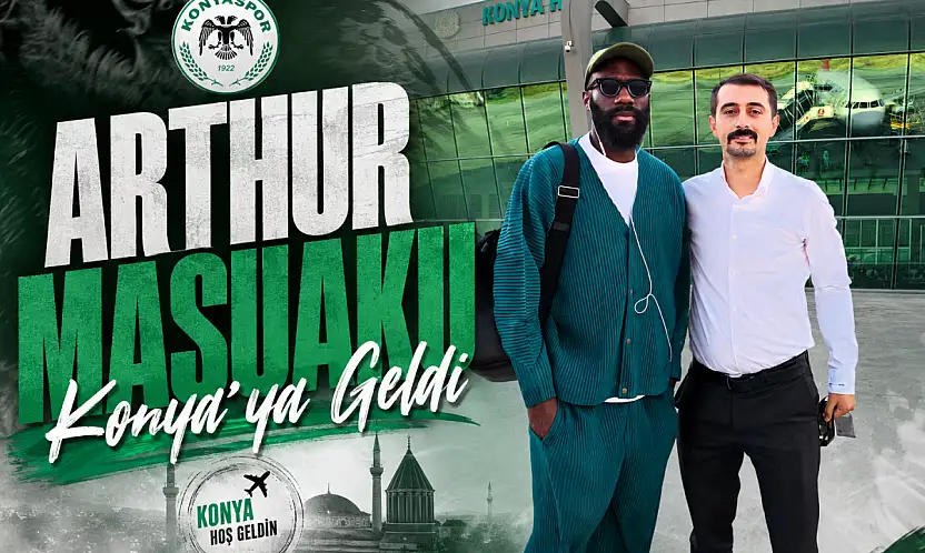 Konyaspor'un yeni sol beki Konya'ya geldi