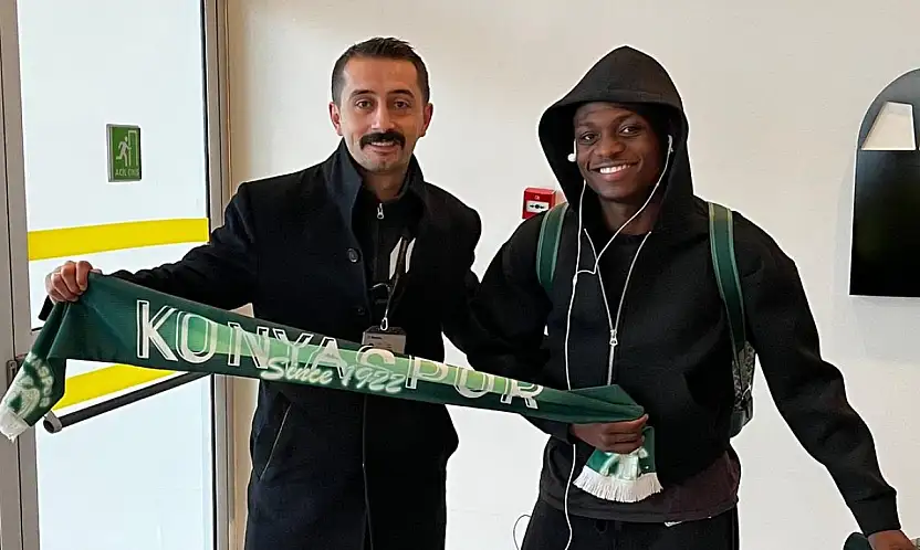 Konyaspor'un yeni sol kanadı Konya'ya geldi