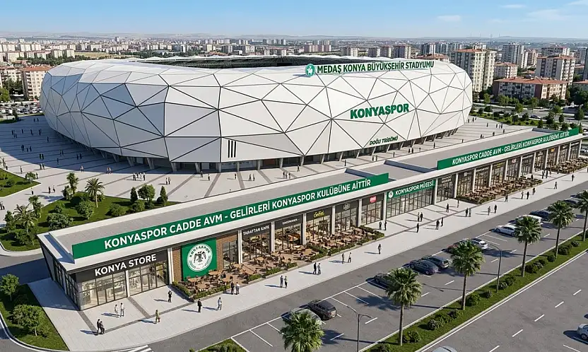 Konyaspor yönetiminden tarihi adım: Stadyumun yanına AVM inşa edilecek