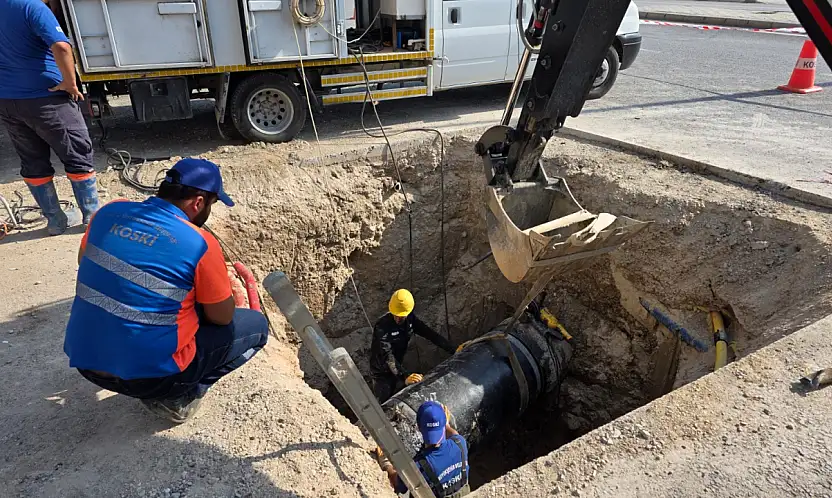 KOSKİ'den altyapıya kalıcı çözüm: İçme suyu hattı modernize edildi!