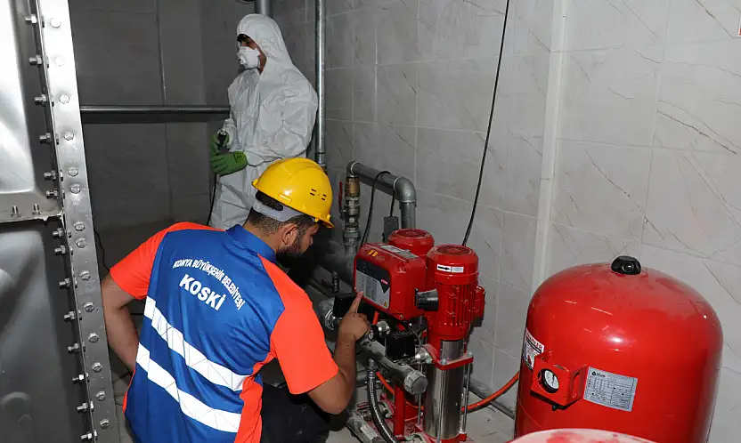 KOSKİ uyardı! Konya'da su depolarını temizletmeyenler büyük risk altında