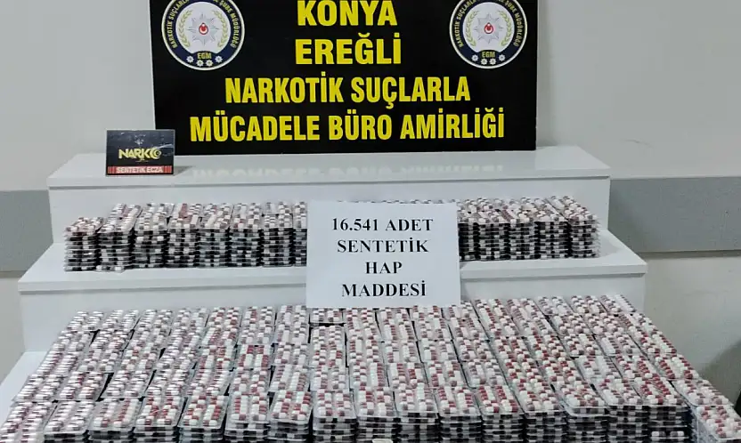 O araç durdurulmasa binlerce genç zehirlenecekti! Konya Polisi 'karanlık sevkiyatı' bitirdi