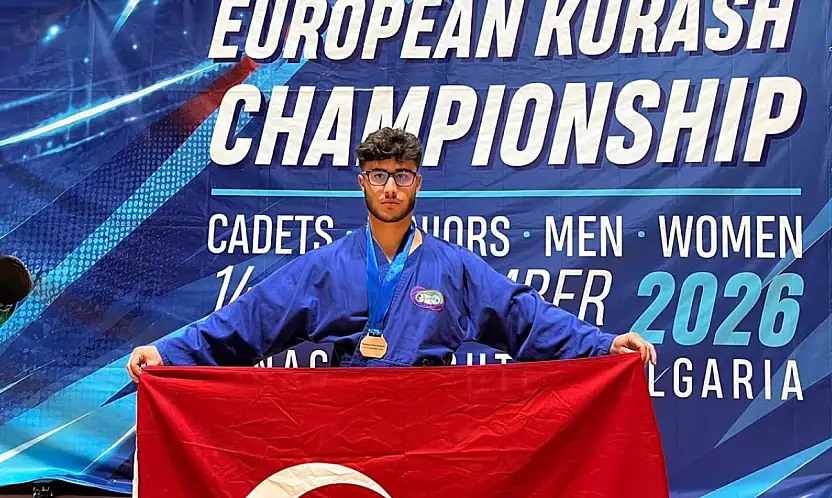 Selçuklu'nun milli sporcusu Avrupa kürsüsünde! Bronz madalyayla döndü