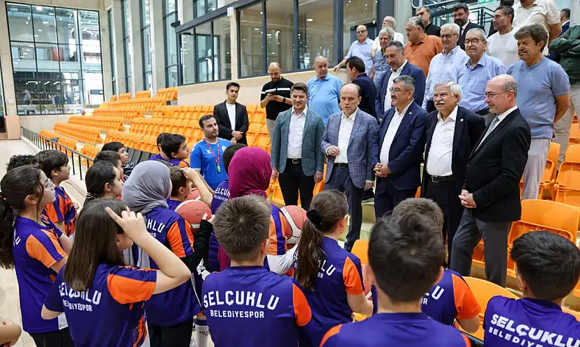 Selçuklu Sporcu Yetiştirme Merkezi'ne üst düzey ziyaret! Tesis tam not aldı!