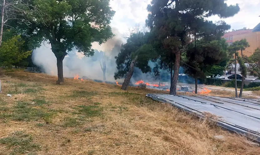 Son dakika: Konya Alaaddin Tepesi'nde yangın paniği! Bölgeye çok sayıda ekip sevk edildi